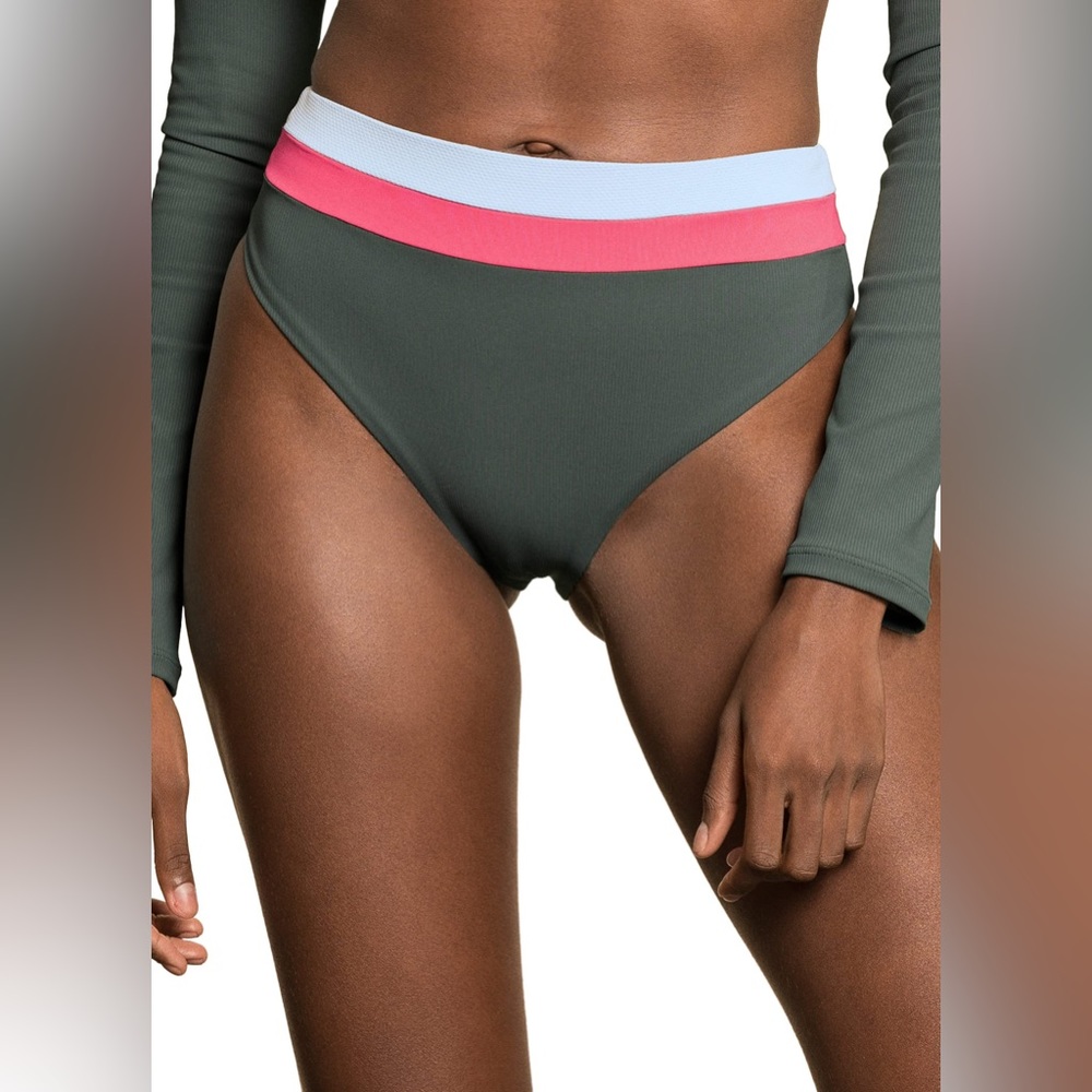 Maaji Women's Standard High Rise Cheeky Cut Large Green NWT